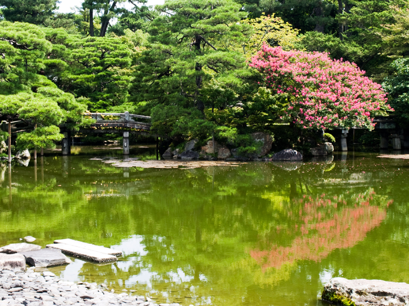 Jardín. Palacio Imperial de Kyoto
